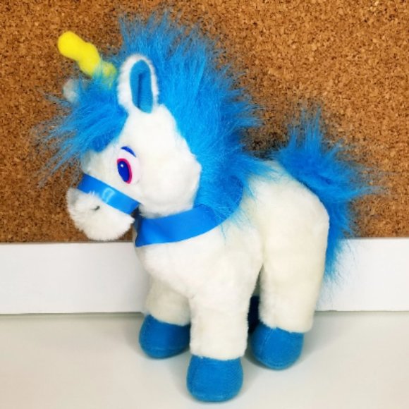 GANZ Other - Vintage Ganz Unicorn Carnival Plush Stuffed Animal 80s 90s
